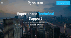 Desktop Screenshot of pantek.com