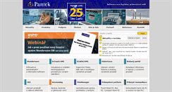 Desktop Screenshot of pantek.cz